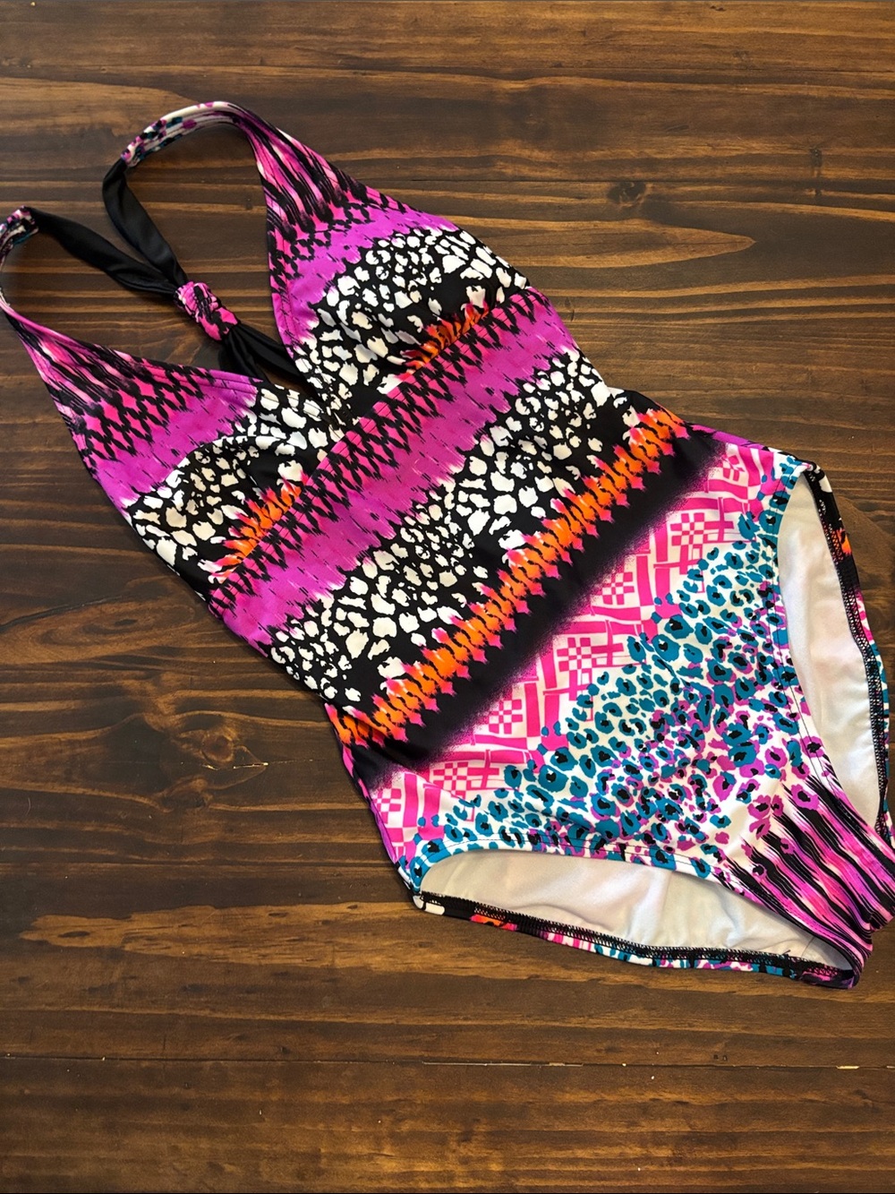 Aqua Couture one piece multicolor swimsuit 8